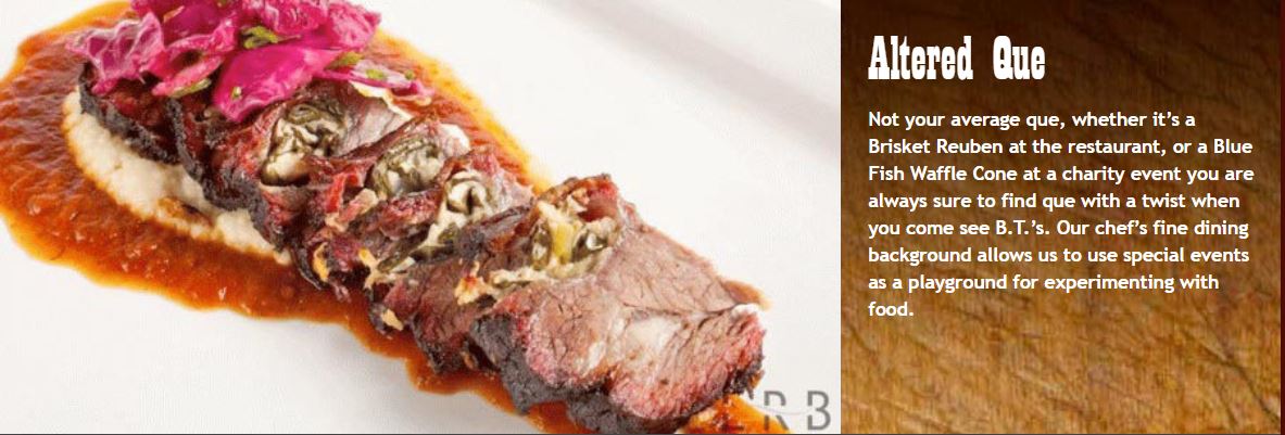 B.T.'s Smokehouse Brisket Rueben