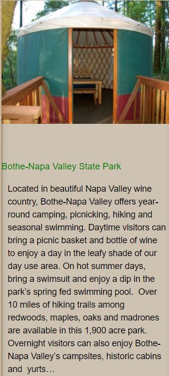 Bothe-Napa Valley State Park Camping
