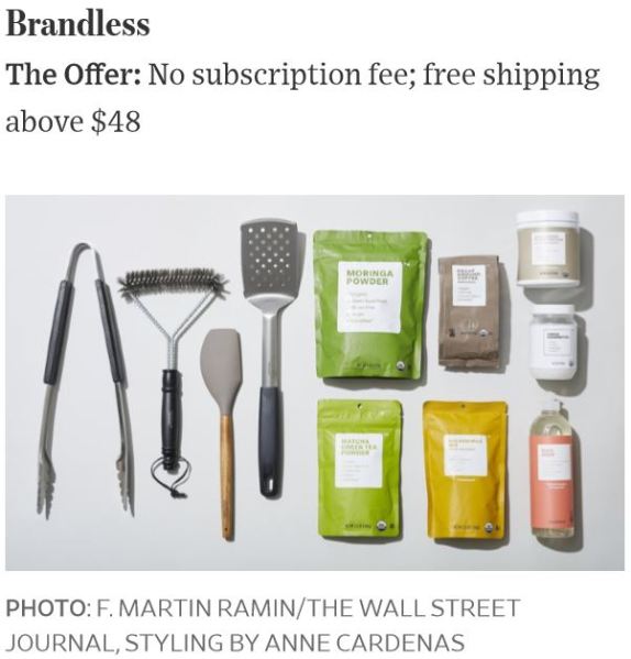 Brandless Online Shopping Photo WSJ by F. Martin Ramin