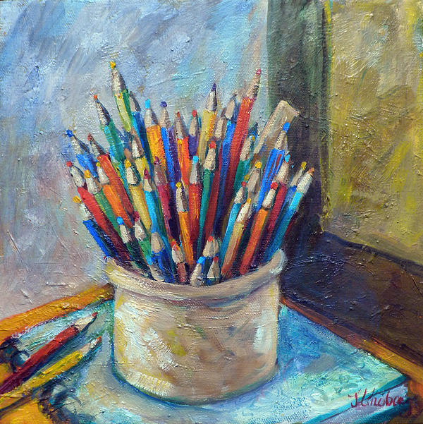 colored-pencils-in-butter-crock-jean-groberg