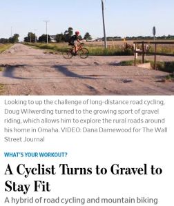 Cyclist Turns to Gravel to Stay Fit
