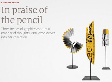 In Praise of the Pencil 1843Magazine ILLUSTRATION MIKE MCQUADE