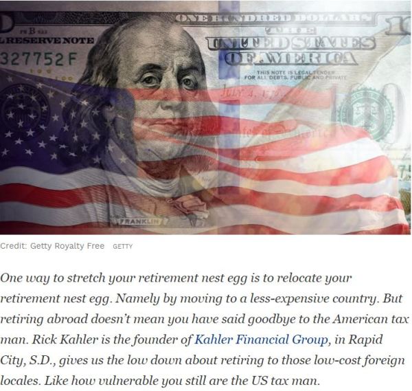 Retiring Abroad Tax Consequences