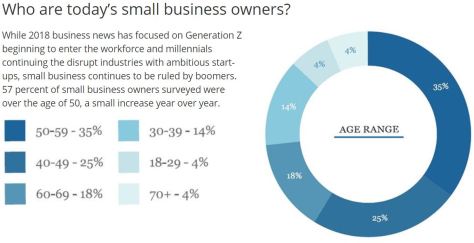 Small Business Owners Ownership Percentages 2019