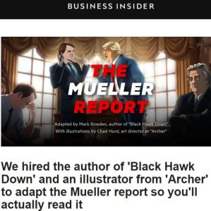The Mueller Report Adaptation at Business Insider