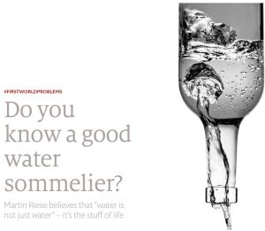 Water Sommelier Article