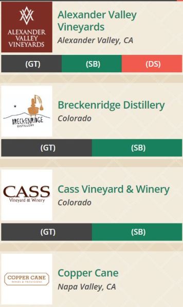 Breckenridge Wine Classic Wineries