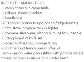 OVERLAND DISCOVERY 2020 JEEP GLADIATOR Camping gear list
