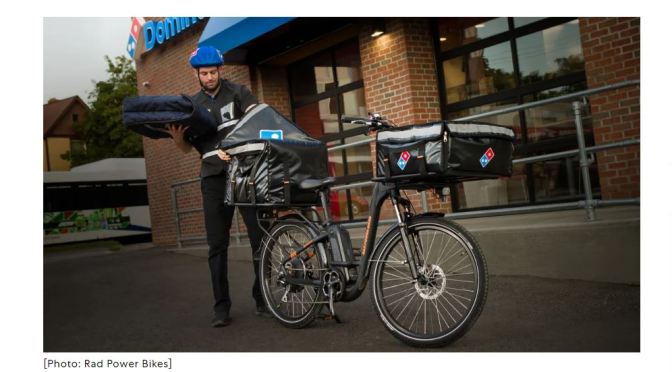 Future Of Food Delivery: Dominos Pizza To Go With Fleet Of Electric Bikes