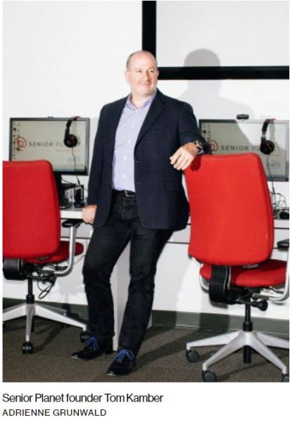 Senior Planet Founder Tom Kamber photo by Adrienne Grunwald 2019