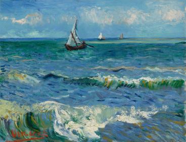 Vincent van Gogh, Seascape near Saintes-Maries-de-la-Mer, 1888