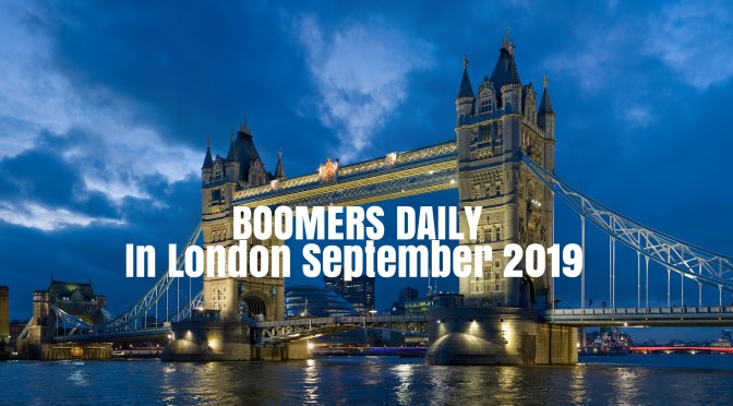 Boomers In London: Day 2 –   South Bank To Tate, Westminster Back To The City