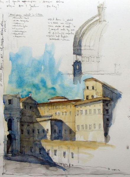 Brillhart Architecture Travel Drawings 3