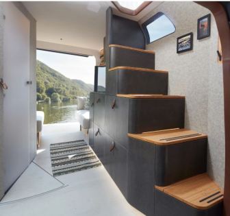 Erwin Hymer Group debuted the VisionVenture concept interior stairs