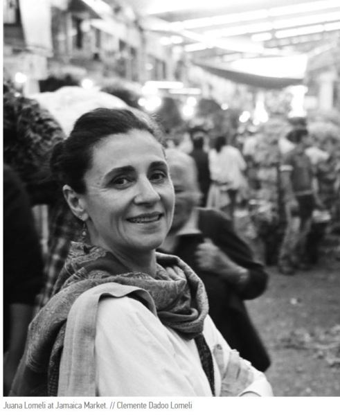 Juana Lomeli at Jamaica Market. Clemente Dadoo Lomeli