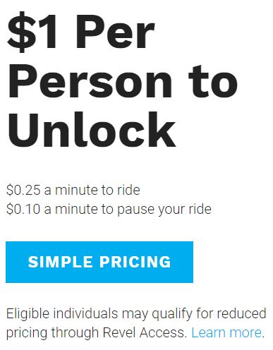 Revel Electric Mopeds NYC pricing