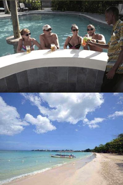 Sunset at the Palms Jamaica photos