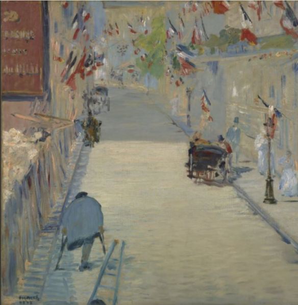 The Rue Mosnier with Flags - Eduard Manet - Getty Museum