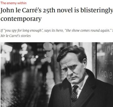 Agent Running In The Field John LeCarre The Economist