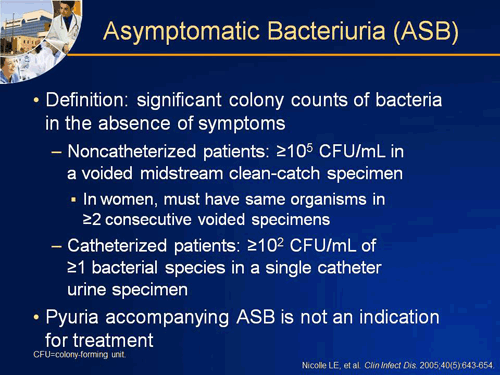Health: Asymptomatic Bacteriuria Diagnosis In Older Patients Should Not ...
