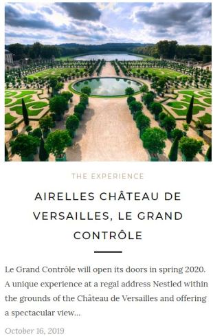 Le Grand Contrôle Hotel Versailles France
