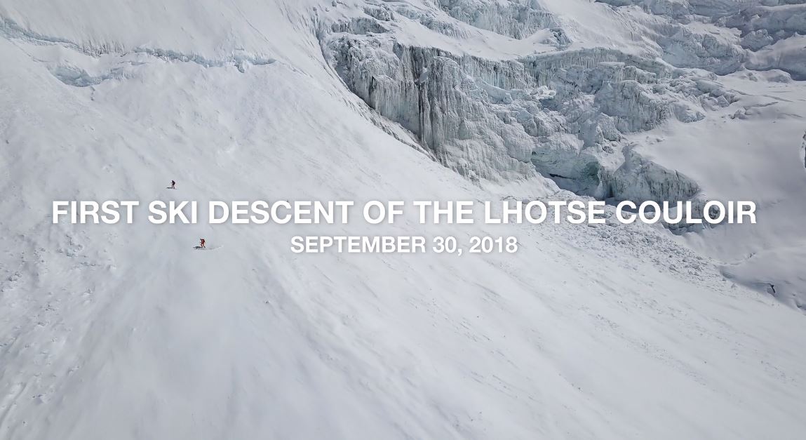 Lhotse The North Face Ski Descent Short Film Directed by Dutch Simpson 2019