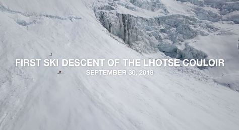 Lhotse The North Face Ski Descent Short Film Directed by Dutch Simpson 2019