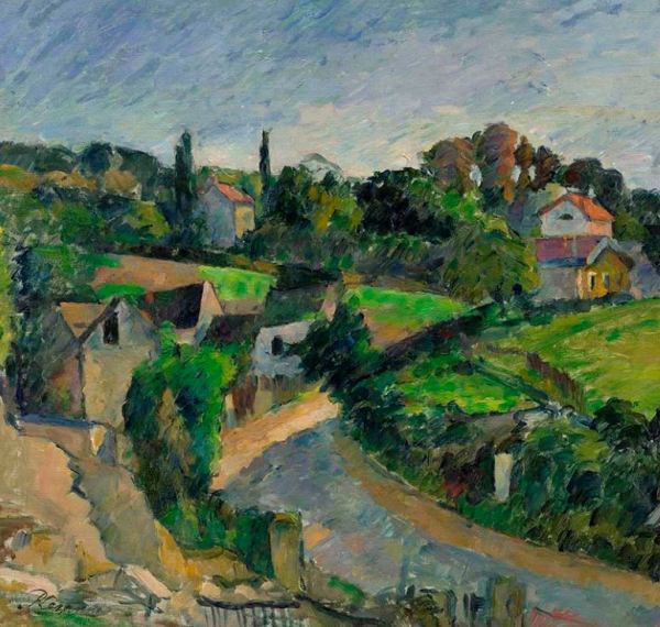 Paul Cézanne, The Turning Road (La route tournante), c. 1877, oil on canvas, private collection.