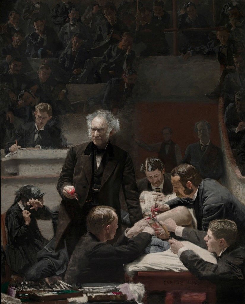 The Gross Clinic 1875 Thomas Eakins Philadelphia Museum of Art