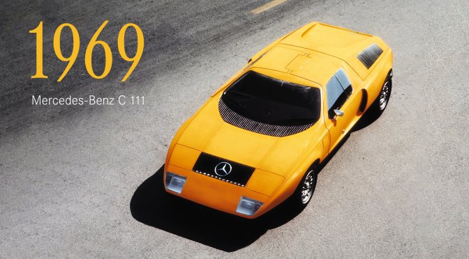 Innovation In The 60’s: The “1969 Mercedes-Benz C 111” Was Mid-Engine, Gullwing & Glass Fiber Light