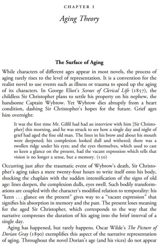 Aging, Duration, and the English Novel Growing Old from Dickens to Woolf Cambridge University Press New Release January 2020