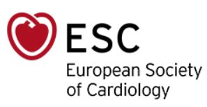 European Society of Cardiology ESC