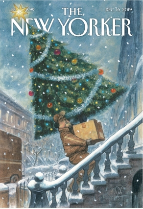 Peter de Sève New Yorker Cover Dec 16 2019