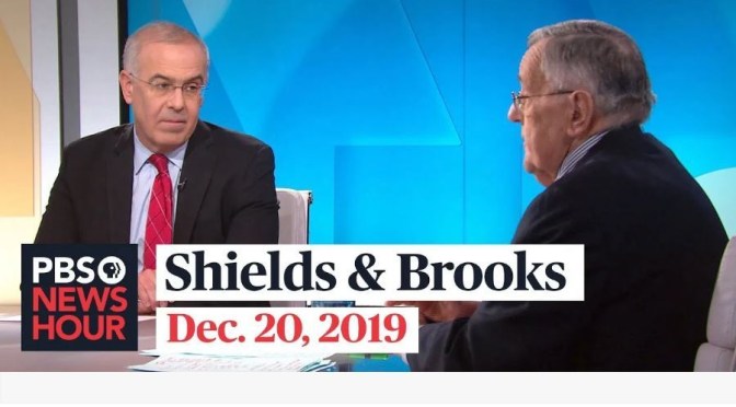 Politics: Mark Shields And David Brooks On The Latest In Washington (PBS)