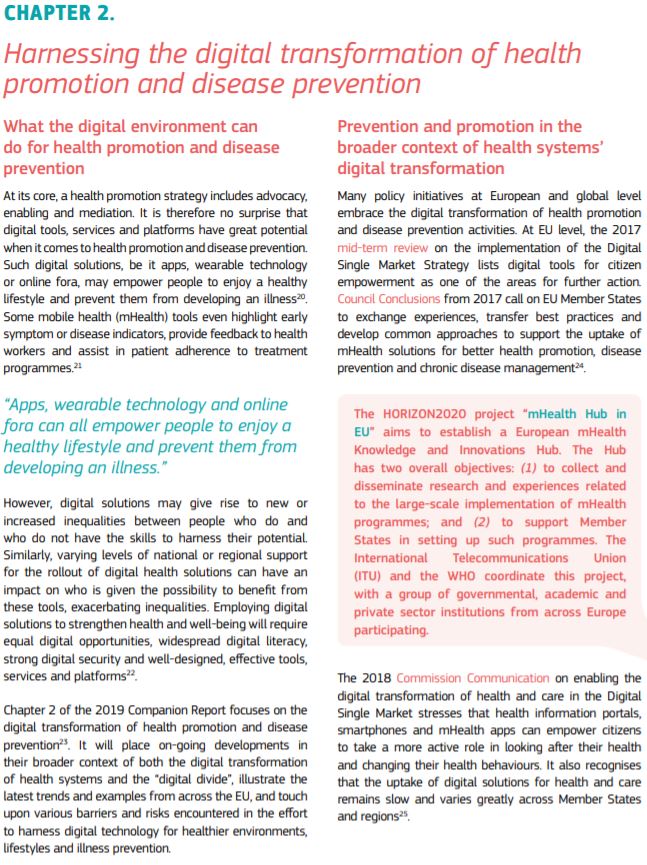 State of Health in the EU Companion Report 2019