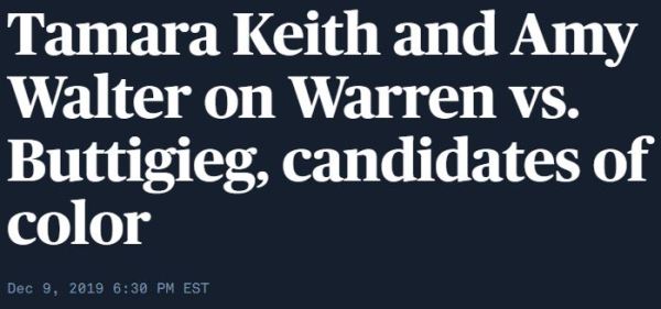 Tamara Keith and Amy Walter Dec 9 2019