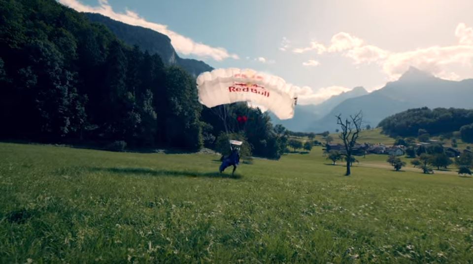 Wingsuit Flying in Switzerland Red Bull Film December 2019