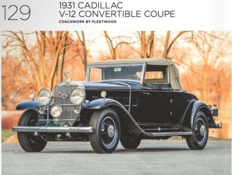 1931 Cadillac V-12 Convertible Coupe RM Sotheby's