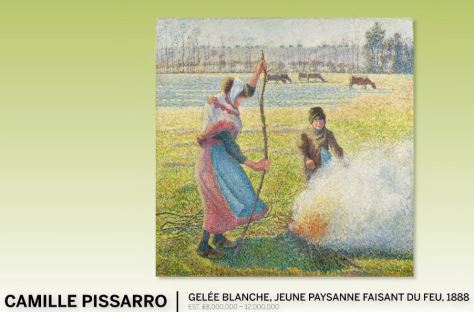 Camille Pissarro Gelée blanche Jeune Paysanne Faisant Du Feu 1888