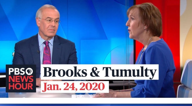 Politics: David Brooks And Karen Tumulty On The Latest In Washington (PBS)