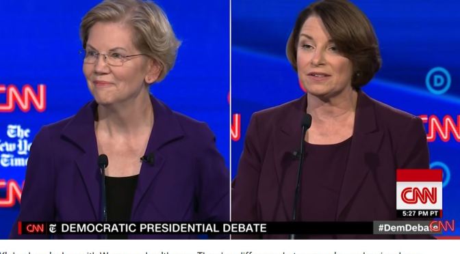 2020 Candidates: New York Times Endorses “Both” Amy Klobuchar and Elizabeth Warren For President
