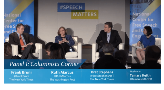 Politics & Society: Panel Discuses Free Speech And First Amendment (Video)