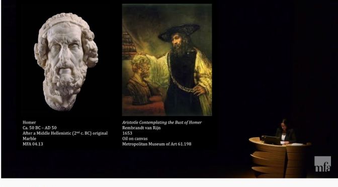 History & Literature: “Homer and the Epics”