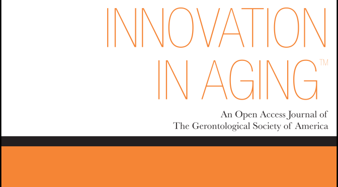 Innovation In Aging: “Creating an Age-Friendly Public Health System”