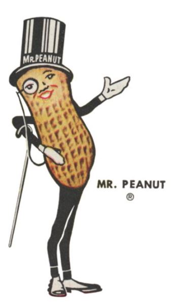Mr. Peanut in 1950's