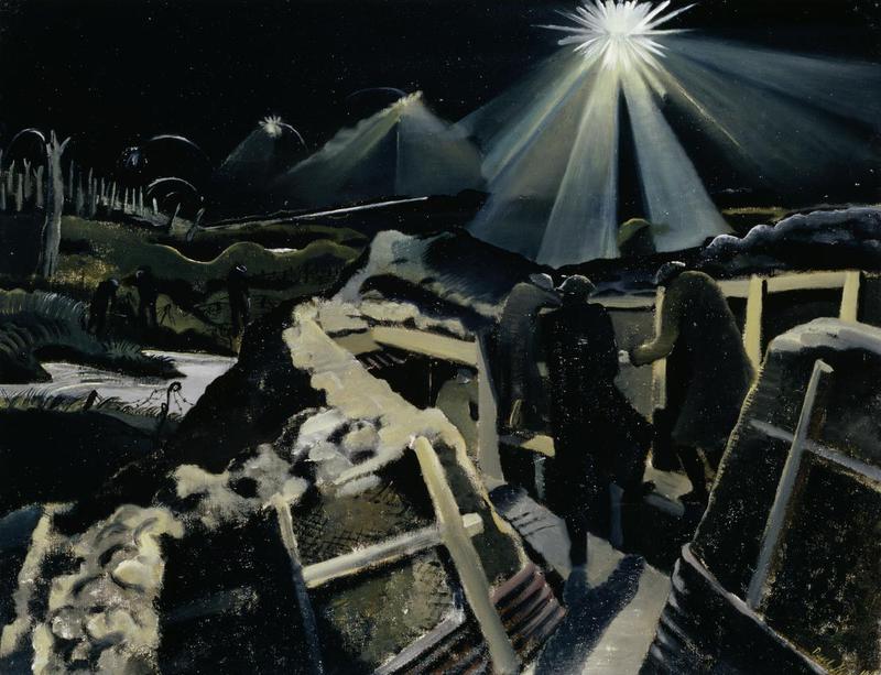 Paul Nash The Ypres Salient at Night, 1918.