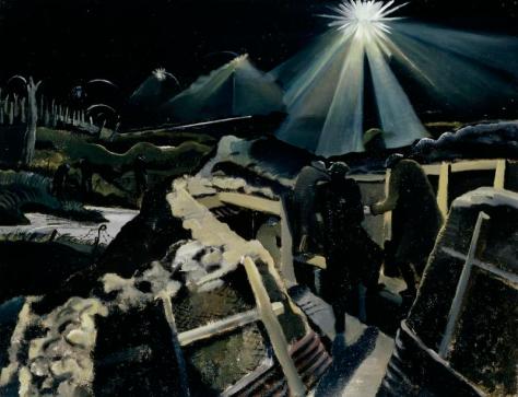 Paul Nash The Ypres Salient at Night, 1918.