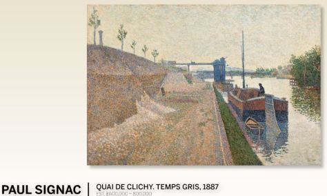 Paul Signac Quai De Clichy Temps Gris 1887