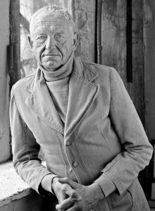 Photo of Andrew Wyeth by Peter Ralston In the Studio Courtesy of Ralston Gallery