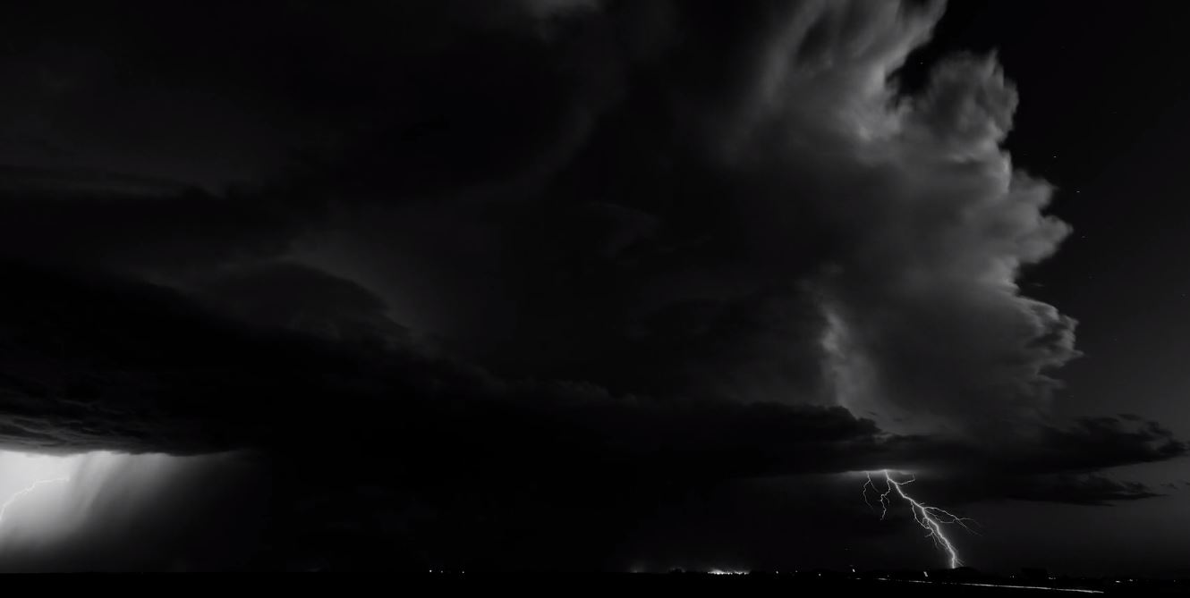 Reverent Black and White Weather and Storm Timelapse video by Mike Olbinski January 21 2020
